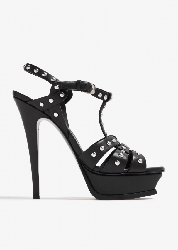 Saint laurent studded sandals cheap
