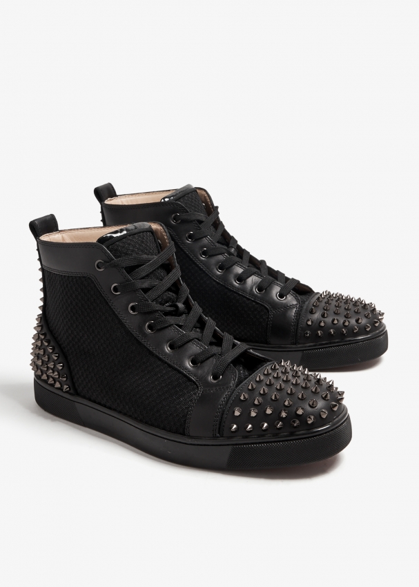 Christian Louboutin Pre Loved Louis Spikes sneakers for Men Black in KSA Level Shoes