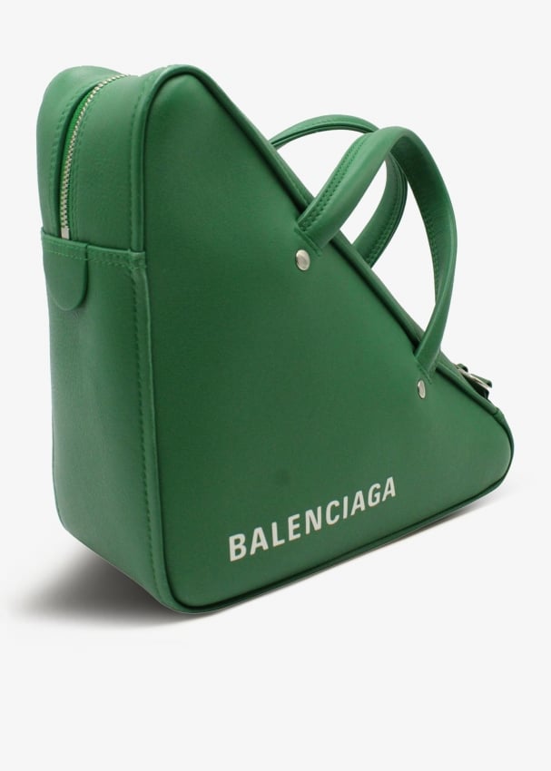 Balenciaga triangle bag green on sale