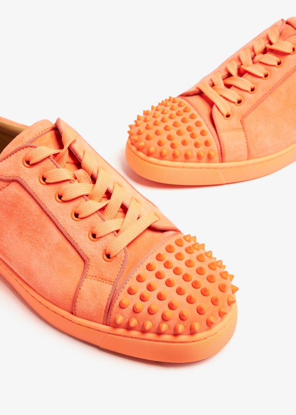 Christian Louboutin Pre Loved Louis spikes Orlato sneakers for Men Orange in KSA Level Shoes