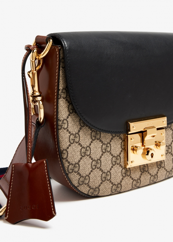 Gucci padlock saddle bag deals