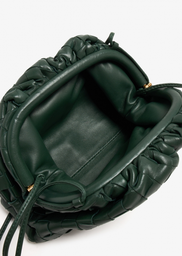 Bottega veneta mini pouch green outlet