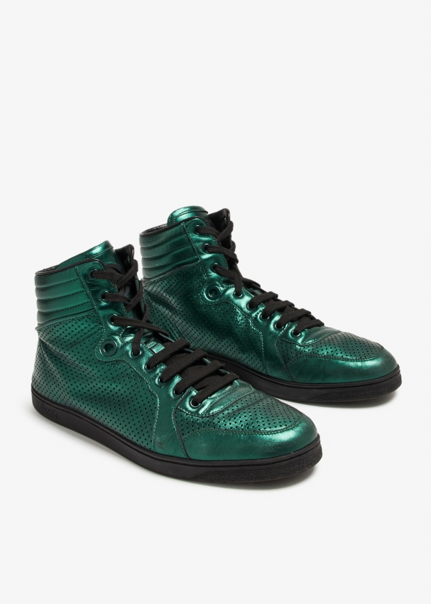 Gucci Pre Loved Coda high top sneakers for Men Green in UAE Level Shoes