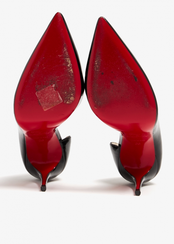 EU38.5 Christian Louboutin 赤 ブーティ400A - メルカリ