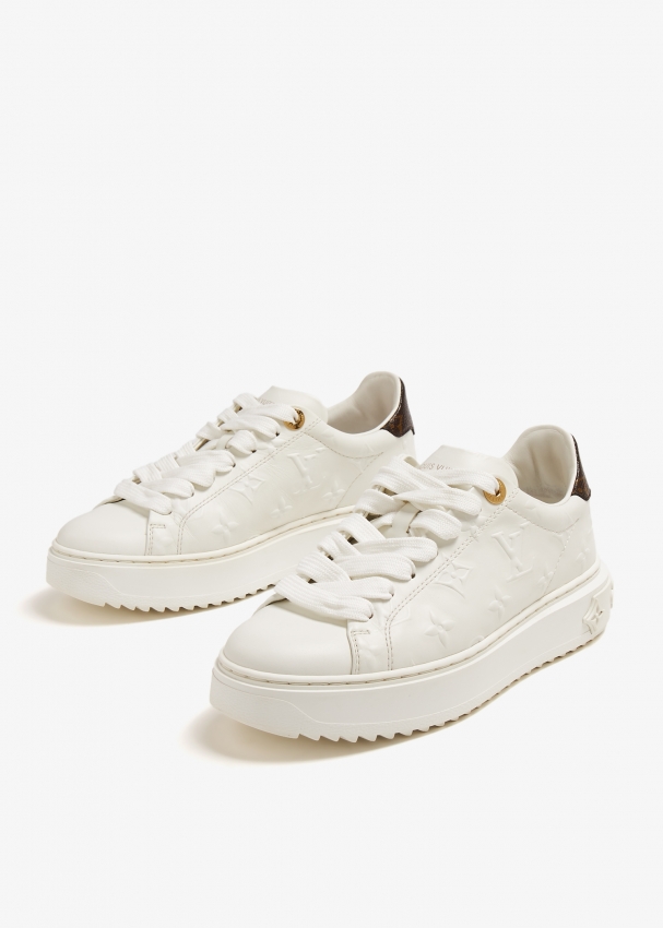 Louis Vuitton Pre Loved Time Out sneakers for Women White in KSA Level Shoes