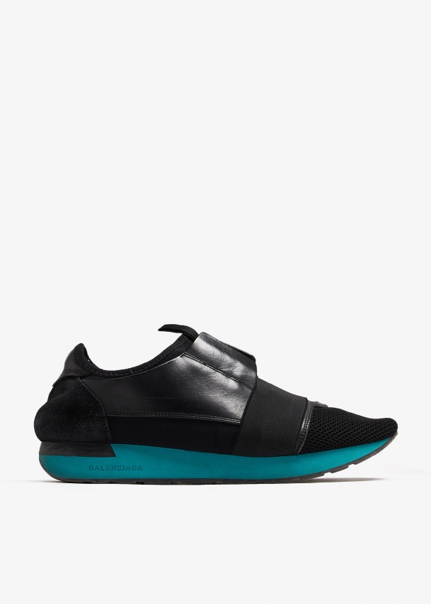 Balenciaga men's race runner sneakers on sale
