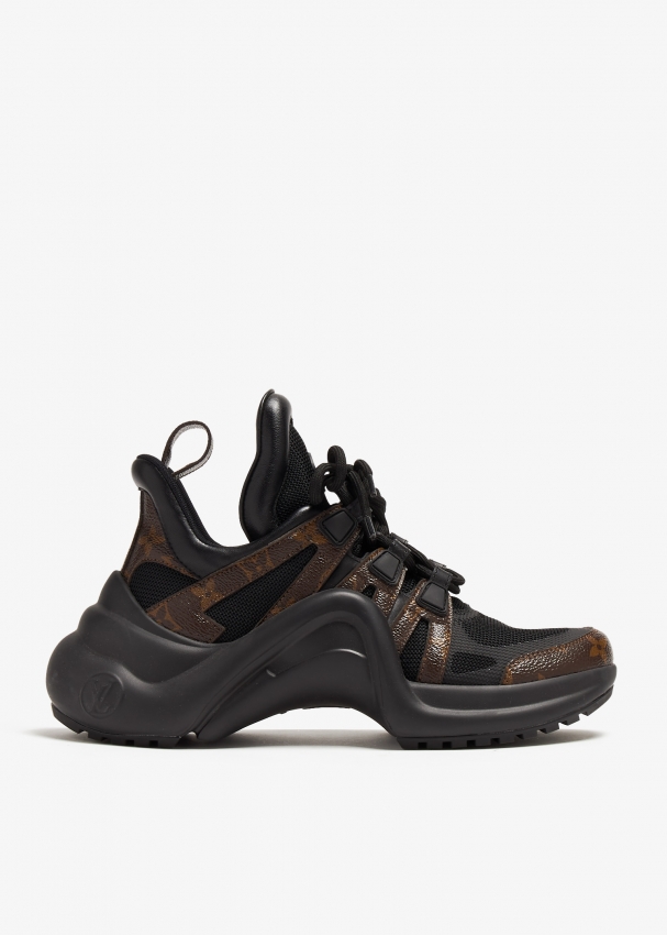 Louis Vuitton Pre Loved Archlight monogram sneakers for Women Black in KSA Level Shoes