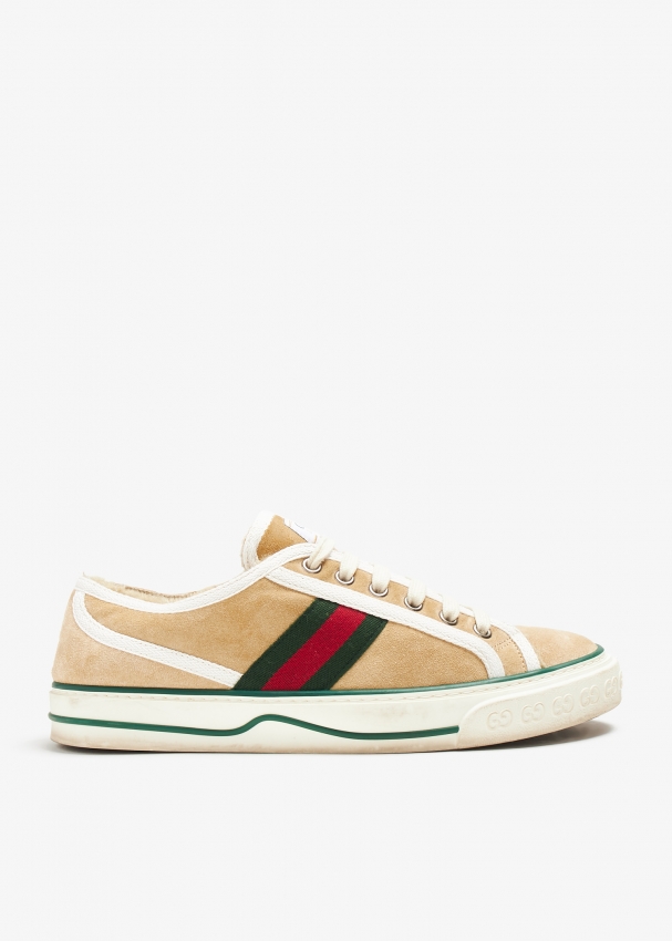 Gucci Pre Loved Tennis 1977 sneakers for Women Beige in Kuwait Level Shoes
