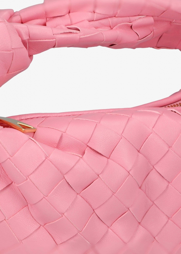 Bottega Veneta Pre Loved Mini Jodie pink for Women Pink in Bahrain Level Shoes