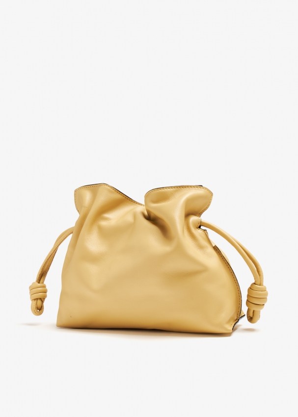 Yellow leather clutch bag discount