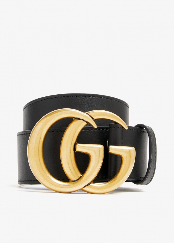Gucci Pre Loved GG Marmont belt for Women Black in KSA Level Shoes