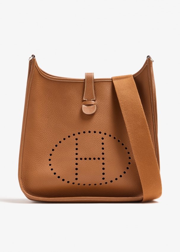 Hermes Pre Loved Evelyne GM bag for Women Brown in KSA Level Shoes