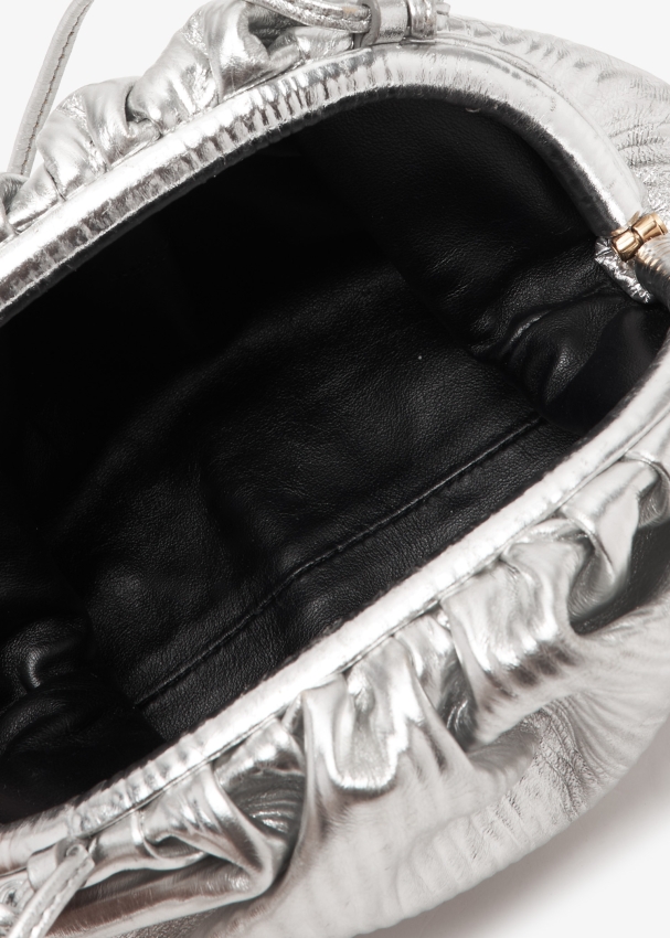 Bottega Veneta Pre-Loved Mini Pouch bag for Women - Silver