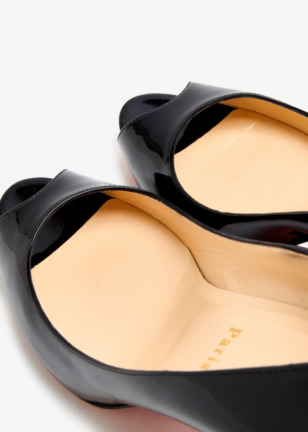 Christian Louboutin Pre-Loved No Matter 85 peep-toe pumps