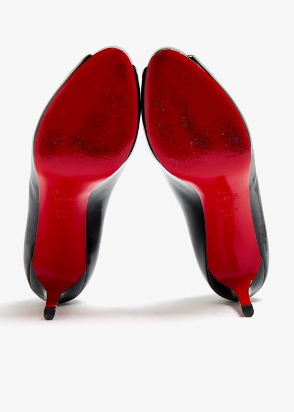Christian Louboutin Pre-Loved No Matter 85 peep-toe pumps