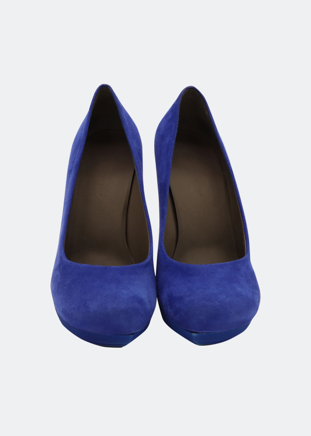 balenciaga heels blue