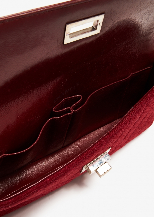 Chanel Pre-Loved Reissue clutch bag for Women - Burgundy in UAE | Level ...