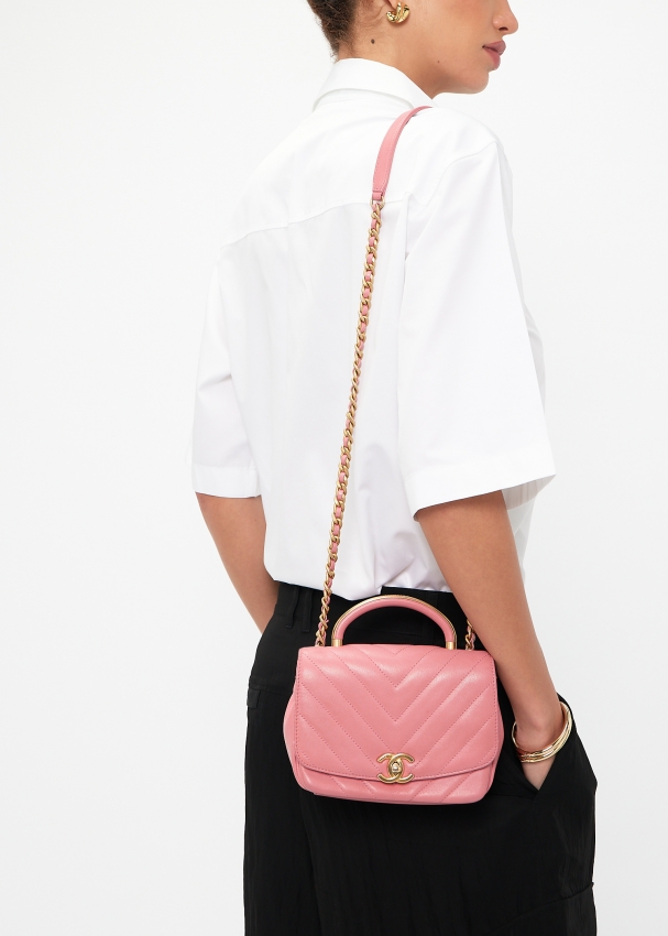 Little pink chanel bag discount