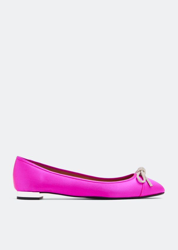 Aquazzura Parisina ballet flats for Women - Pink in UAE | Level Shoes