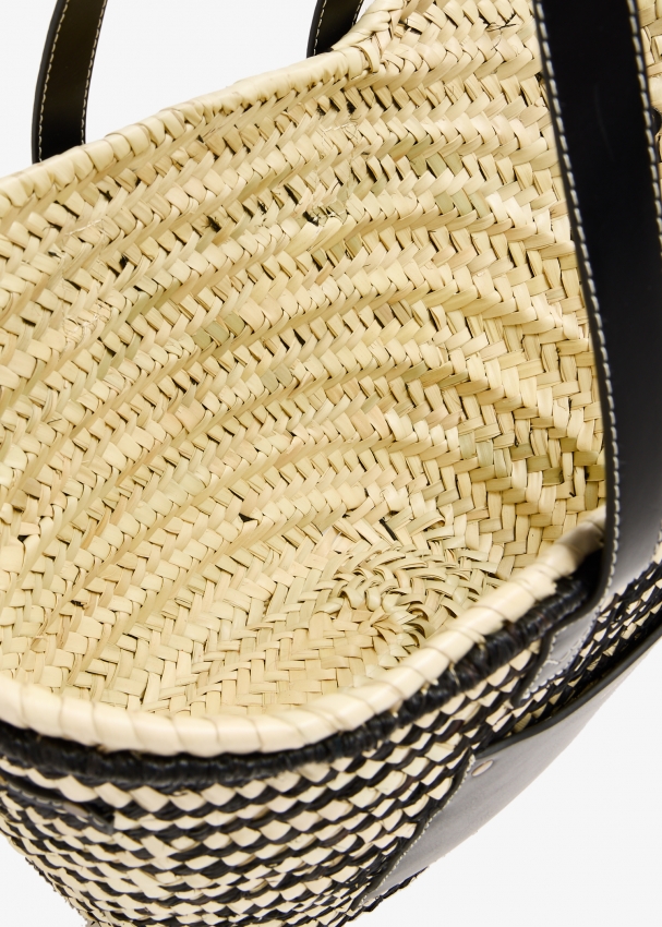 Isabel Marant Cadix raffia basket bag for Women Black in UAE