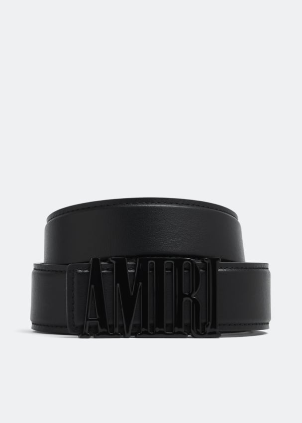 Amiri Logo belt for Men - Black in UAE | Level Shoes