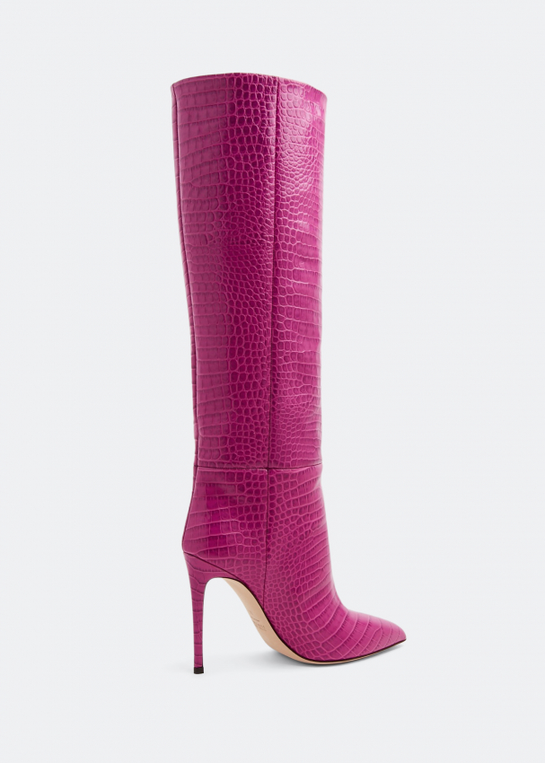 Paris texas pink top croc boots