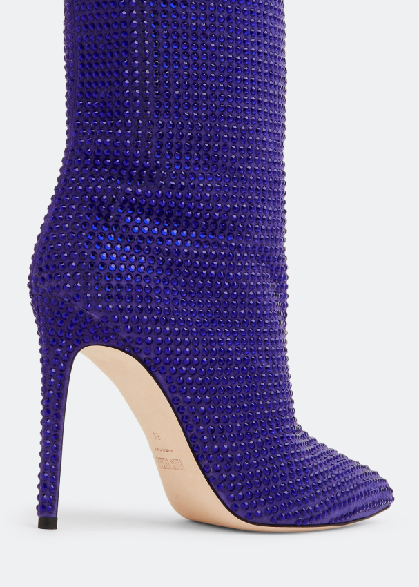 Purple stiletto deals boots
