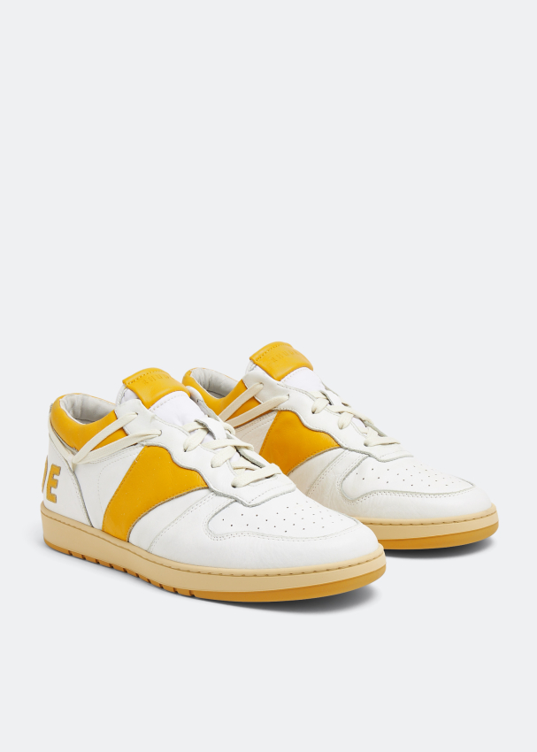 Yellow low top sneakers cheap