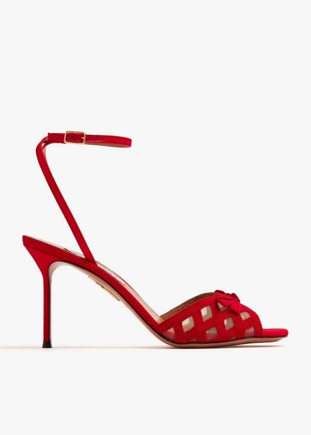 Aquazzura red shoes outlet