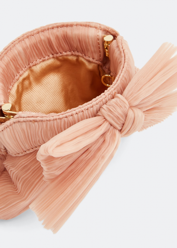Loeffler Randall Kenzie Mini Gold Bucket Clutch