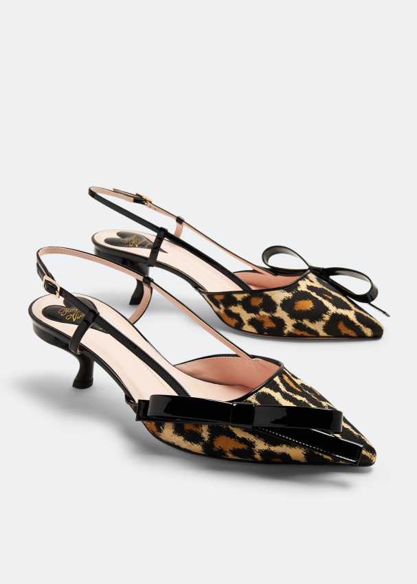 Bow slingback pumps outlet