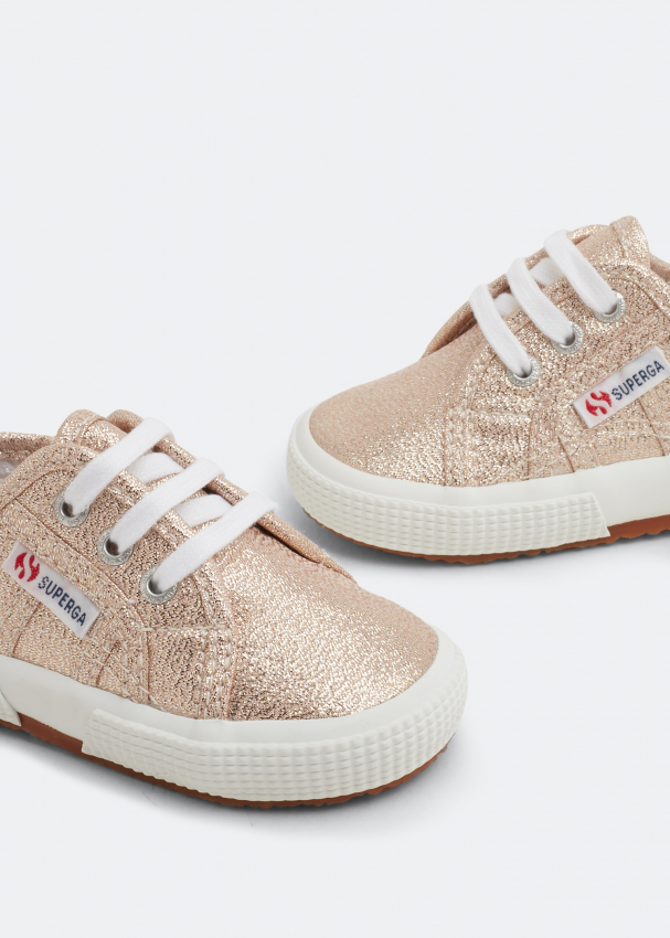 Sparkle and Shine with NWT Superga Rose Gold Sneakers