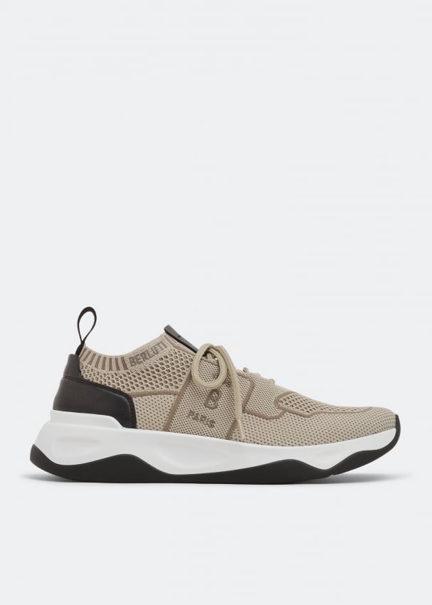 Berluti Shadow sneakers for Men - Beige in UAE | Level Shoes