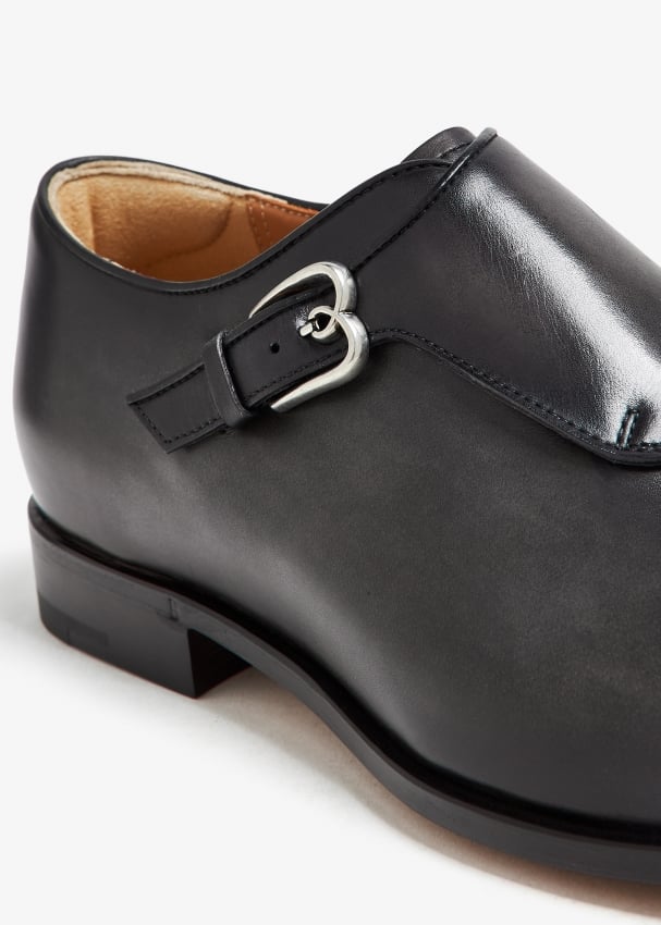 Berluti B Volute Monk Strap shoes for Men Black in Bahrain Level Shoes