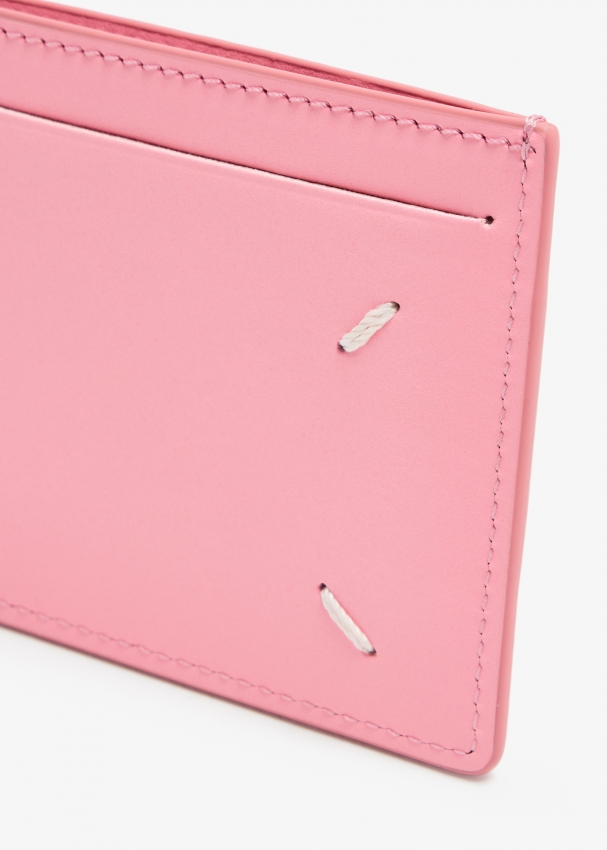 Maison Margiela Four stitches cardholder for Women - Pink in KSA 