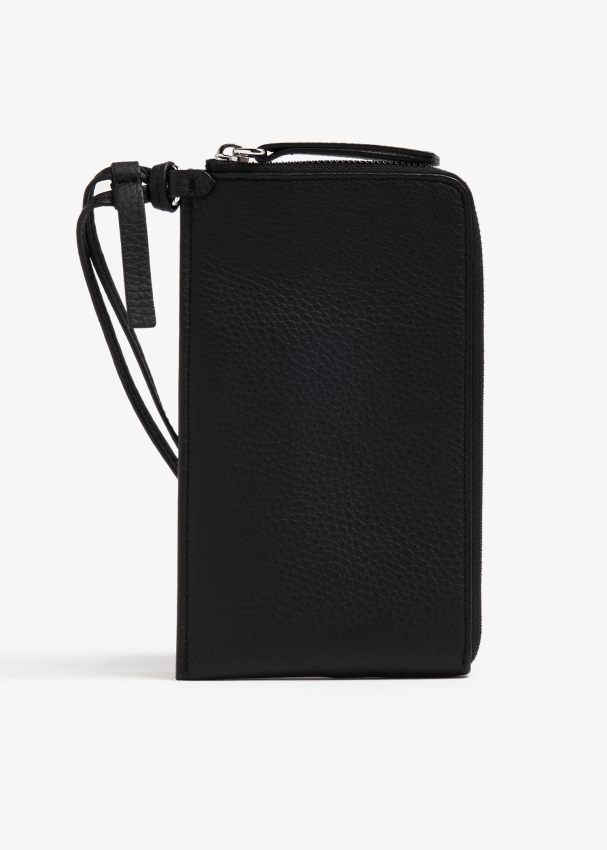 Maison Margiela Four stitches phone case for Men - Black in