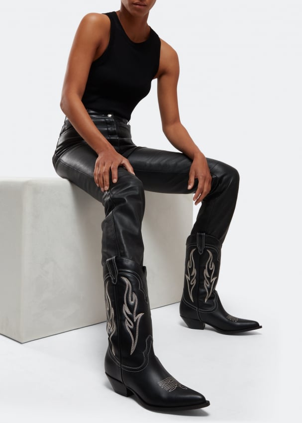 Sonora Santa Fe cowboy boots for Women Black in UAE Level Shoes
