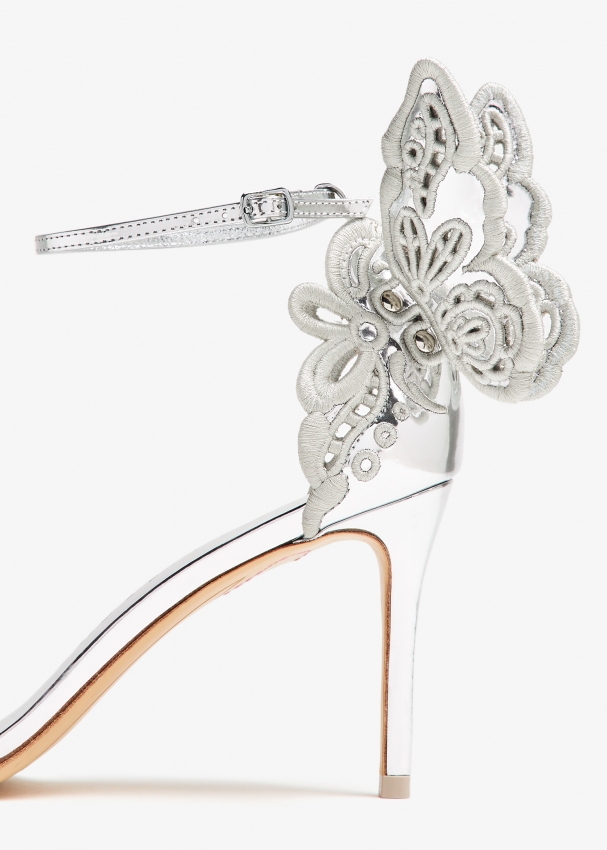 Sophia webster silver shoes on sale