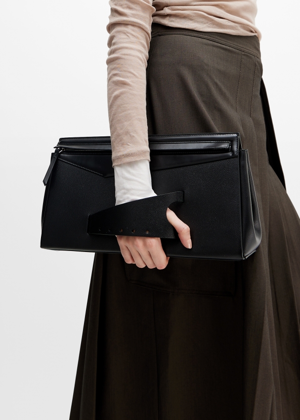 Maison Margiela Snatched Classique top handle bag for Women - Black in ...