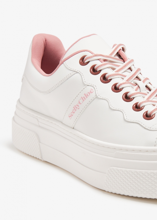 See By Chloe Essie platform sneakers for Women White in Kuwait Level Shoes