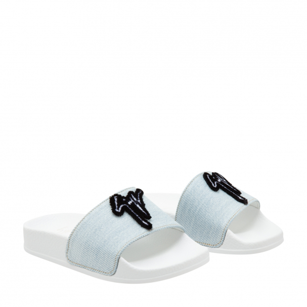 Giuseppe Zanotti Brett signature slides - Grey