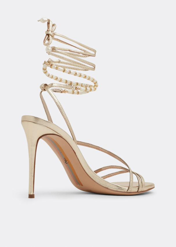 Sam Edelman Scarlette sandals for Women - Gold in UAE | Level Shoes