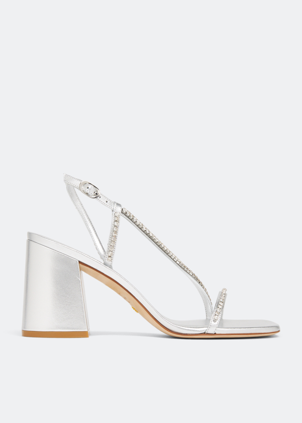Stuart Weitzman Soiree 85 sandals for Women - Silver in