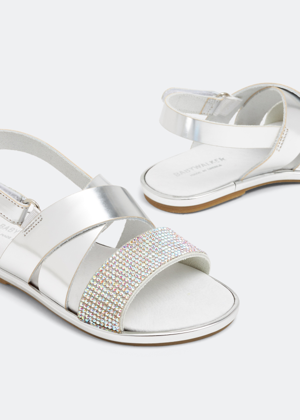 Infant deals silver sandals