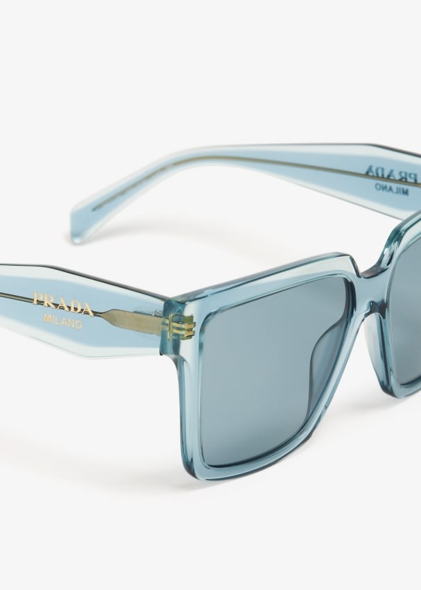 Prada PR 08ZV Square Eyeglasses For Men – Lensntrends