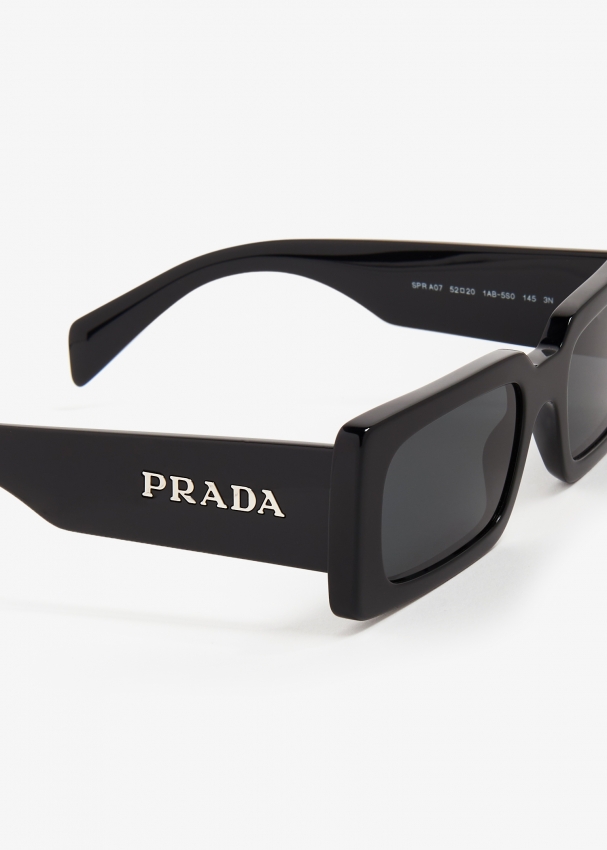 Prada PR 29YS Runway 63 Dark Grey & Black Sunglasses | Sunglass Hut USA