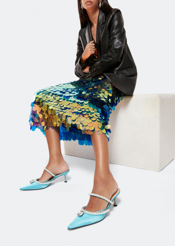 Mules with pearls store