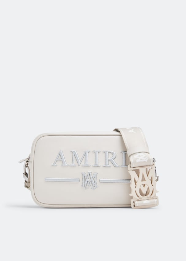 AMIRI Embroidered camera bag for Men - White in UAE | Level