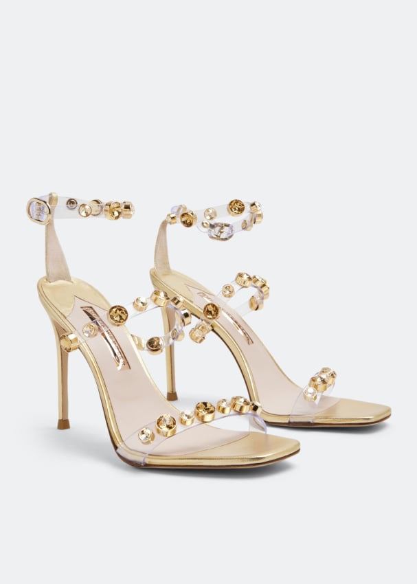 Sophia Webster Rosalind gem sandals for Women - Gold in UAE | Level Shoes