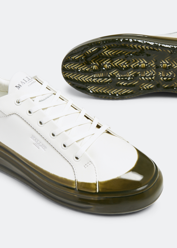 Mallet GRFTR Khaki Dip sneakers for Men White in Kuwait Level Shoes